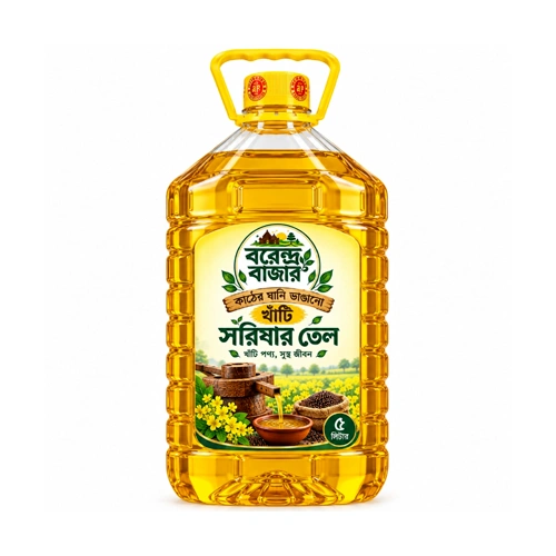 10 ঘানি ভাঙা খাঁটি সরিষার তেল - Image 1